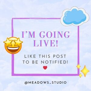 I’M GOING LIVE! ♥️ this post to be notified!